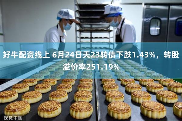 好牛配资线上 6月24日天23转债下跌1.43%，转股溢价率251.19%